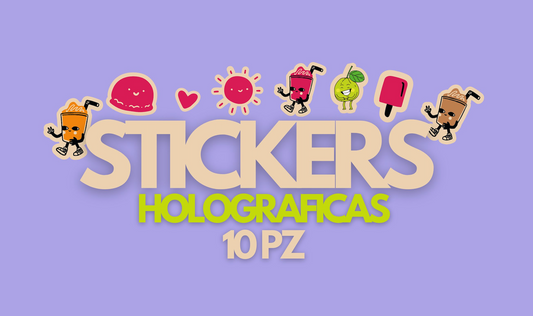 Stickers Holografico 10pz