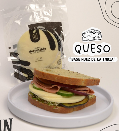 Queso Derretible de Nuez de la India 100 GR Rebanadas